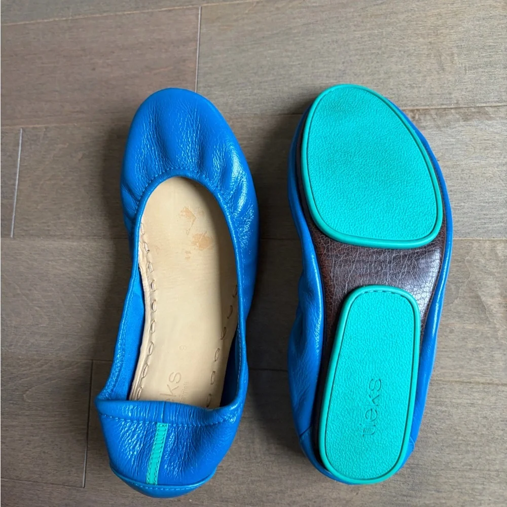 Tieks Blue Ballet Flats 9M - Picture 3 of 4